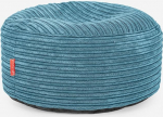 Lounge Pug Suur &uuml;mmargune jalahoob, pouf, Bean Bag Stool, Suur, Corduroy T&uuml;rkiisne
