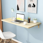 Klappbarer, an der Wand montierter Werkbank-Klapptisch, wandmontierter Tisch, klappbar, f&uuml;r kleine R&auml;ume, Schreibtisch, B&uuml;ro, Zuhause, K&uuml;che, an der Wand montierter Esstisch (mehrere Gr&ouml;&szlig;en)