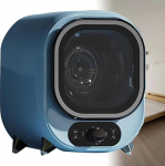 GmpTzitzith Dieser Kleine, Tragbare Kondensationstrockner Verf&uuml;Gt &uuml;Ber Eine Edelstahltrommel Und Einen Einstellbaren Timer. Mit Einem Fassungsverm&ouml;Gen Von 0,8 Kg Ist Er Ideal F&uuml;R Kleine R&auml;Ume Blue