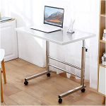 Mobiilne voodilaud Minimalistlik roostevabast terasest voodilaud V&auml;ike arvutilaua teisaldatav t&otilde;stetav magamistuba kolledži &uuml;hiselamu laud Voodi t&otilde;stetabel