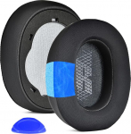 Live 650 BTNC asendusk&otilde;rvapadi kangast ja m&auml;luvahust, &uuml;hildub JBL E65 E65BTNC / Duet NC/Live 650BTNC Live 660 BTNC k&otilde;rvaklappidega (must (jahutusgeel))