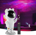 varkda Star Projection Lamp Astronaut Starry Sky Projector, Spaceman Galaxy Star Night Light, LED Galaxy, with Timer, Remote Control, Starlight for Bedroom and Ceiling