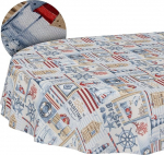 Pestav laudlina, Lootosefekt, lihtne hooldada, valmistatud puuvillast, pol&uuml;estrist, mustust h&uuml;lgav, v&auml;litingimustes kasutatav aialina, mereline, ovaalne, 200 x 140 cm.