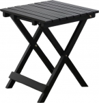 Kleiner quadratischer klappbarer Beistelltisch, Terrasse, faltbarer h&ouml;lzerner Beistelltisch f&uuml;r Outdoor, Innenbereich, Veranda, Camping, Wohnzimmer, Schlafzimmer, als Couchtisch oder