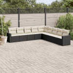 terassenm&ouml;bel au&szlig;en gartenlounge Lounge m&ouml;bel Outdoor gartenlounge set6-tlg. Garten-Sofagarnitur mit Kissen Braun Poly RattanGeeignet f&uuml;r Schlafzimmer