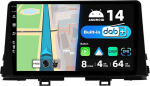 BXLIYER Android 14 - [Sisseehitatud DAB] - IPS autoraadio KIA Morning Picanto (2017-2020) jaoks - Traadita Carplay/Android auto - 4G + 64G - Kaamera + mikrofon - 9-tolline 2 DIN - roolijuhtimispult DSP Fast-Boot