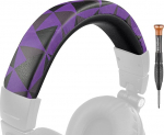 SOULWIT proteiinist nahast asenduskate Audio Technica ATH M50, M50X, M50XWH, M50XBT, M50XBT2, M50S/LE k&otilde;rvaklappide k&otilde;rvaklappidele, k&otilde;rvaklappide remondiosad, k&otilde;rvaklappide tarvikud