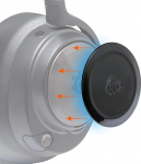 WC k&uuml;lgmised k&otilde;lariplaadid Arctis Nova k&otilde;rvaklappidele Wicked Cushions | Sobib Arctis Nova Pro Wireless, Pro Wired, Nova 7, 7X, 7P | Must