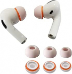 KASOTT t&auml;iendatud m&auml;luvaht-k&otilde;rvaklapid AirPods Pro 1. ja 2. p&otilde;lvkonda, mugavad vahtkorgaklapid, parem m&uuml;rasummutus, 3 paari asendusotsikuid (oranž, sorteeritud S / M / L)
