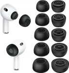 Memory-Foam-Ohrst&ouml;psel f&uuml;r AirPods Pro 3, ger&auml;uschisolierende Ersatz-Ohrtips mit sicherem Sitz, weicher Tragekomfort, mit Aufbewahrungsbox, 5 Paar (XXS/XS/S/M/L)