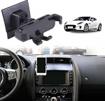 METYOUCAR Autotelefoni hoidik Jaguar F-Type 2013-2018, p&ouml;&ouml;ratav fikseeritud telefonihoidik autole, keskjuhtimine, navigatsiooniekraan &uuml;lal vasakule, sobib iPhone Android Mountile (B)