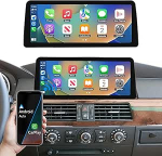 Road Top Car Radio 12,3-tolline autoraadio puuteekraan BMW 5 seeria E60/E61 2003-2008 aasta CCC s&uuml;steemiga, toetab traadita Carplay/Android Car/Mirrorlink/Navigatsiooni