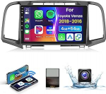 4G 64G podofo 9-tolline autoraadio Bluetooth Toyota Venza 2008-2016 Carplay Android auto traadita, WiFi GPS navigatsioon HiFi/RDS/FM DSP, 1280 x 720, Android 13 raadio 2 DIN koos AHD tagurduskaameraga