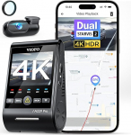 VIOFO A229 Pro 4K + 2K Dual STARVIS 2, HDR eesmine tagumine Dashcam auto, h&auml;&auml;ljuhtimine & 5GHz Wi-Fi WiFi autokaamera, &uuml;lit&auml;pne GPS CPL filtriga, Super Night Vision 2.0, h&auml;&auml;lv&auml;ljund, kuni 512 GB Max.