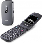 Panasonic KX-TU446EXG 2G vanemate mobiiltelefon ilma lepinguta (SOS h&auml;daabik&otilde;ne nupp, l&ouml;&ouml;gikindel, h&auml;&auml;lev&otilde;imendi, suured eraldi nupud, suur kirjas&otilde;na ja numbrin&auml;idik, 2,4-tolline v&auml;rviline n&auml;idik