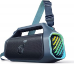 soundcore Boom 2 Plus v&auml;lisk&otilde;lar, 140 W, 2+2 kanalit, BassUp 2.0, 20h, kiirlaadimine, IPX7 veekindel, RGB tuled, USB-C, energiapank, BT 5.3, kaasaskantav Bluetooth-k&otilde;lar, telkimine