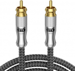 EMK RCA kaabel RCA subwooferi kaabel Digitaalne koaksiaalne helikaabel kullatud RCA kuni RCA S/PDIF helikaabel (topelt varjestatud, jagatud otsaga) SUBWOOFERi kaabel k&otilde;larile, ribak&otilde;larile, TV-le, mikserile (15 m)