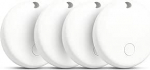 2025 Key Tracker (iOS ja Android jaoks) Smart Tag Finder Key Finder kotidele Kohvrile T&ouml;&ouml;tab Apple Find My (Apple MFi Certified) & Google Find My Device - Pack of 4 (valge)