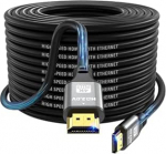4K HDMI kaabel 20 m, High Speed HDMI 2.0 kaabel 4K @ 60Hz 18 Gbps, Ultra HD, Ethernet Audio Return, Video 4K, 1080p, 3D, Arc, HDR &Uuml;hildub Xbox, PS5/PS4, HDTV, s&uuml;learvuti jne.