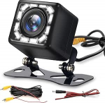 Auto tagurduskaamera auto 12 LED &ouml;&ouml;vaatega auto tagantvaate kaamera, 170&deg; lai nurk, IP66 veekindel, 12 V sobib autole, veoautole, maasturile, matkaautole, kaubikule (6 m videokaabel)