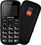 artfone CS181 vanem mobiiltelefon ilma lepinguta, Dual SIM 2G GSM mobiiltelefon suurte nuppudega, SOS h&auml;daabik&otilde;ne nupp, taskulamp, suure nupuga mobiiltelefon koos laadimisjaamaga, 800 mAh akuga