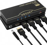HDMI Splitter 4K 60Hz, 1 in 4 Out Audio Video HDMI Splitter, Support 4K@60Hz, 3D, 1080P, HDCP, PS5 Xbox HDTV BLU-Ray DVD jaoks