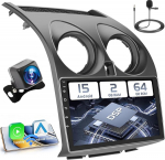 2 + 64 GB Android 13 autoraadio Nissan Qashqai J10 2006-2016 raadio traadita Carplay Android auto, 9-tolline IPS puuteekraaniga raadio koos tagantvaate kaamera, Bluetooth, Navi, WiFi, DSP, EQ, Mirror Linkiga