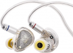 LINSOUL TANGZU Wan'er S.G II In-Ear Monitor, HiFi juhtmega k&otilde;rvaklapid, 10 mm d&uuml;naamilise juhiga PET membraan m&auml;nguk&otilde;rvaklapid 2-poolse eemaldatava OFC-kaabliga (valge, 3,5 mm, mikrofon)