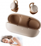 Xmenha Mini Bluetooth k&otilde;rvaklapid k&uuml;lgmise magamise jaoks, m&uuml;ra summutav, 28 tundi aku kestvust, pruunid