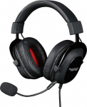 Konix Drakkar Kabelgebundenes Bodhran Pro Gaming-Headset f&uuml;r PC - 53 mm Lautsprecher - Abnehmbares Mikrofon - 2,5 m Kabel - Schwarz