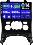 SXAUTO Android 14 [sisseehitatud 4G LTE & DAB] - 6G + 128G - Autoradio Peugeot 3008 (2013-2018) GPS navigatsioon - Dual Band WiFi - CarPlay Android Auto - Kaamera + mikrofon - DSP SWC - QLED 9-tolline 2 DIN 8-tuumaline