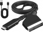 Fascetta Scart HDMI konverter koos USB-kaabliga
