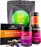 Hallingers Tervitused lihav&otilde;ttej&auml;neselt - roheline - lihav&otilde;ttep&uuml;hade imekott XXL kui lihav&otilde;ttep&uuml;hade korv, &scaron;okolaad lihav&otilde;ttemuna lihav&otilde;ttep&uuml;hade tahvli moos ja v&uuml;rts (komplekt) - emadep&auml;eva kingitus & kingiideed isadep&auml;evaks |