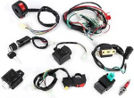 KIMISS kaablijuhtmestik CDI, kaablijuhtmestik solenoidi m&auml;his alaldaja CDI komplekt, mis sobib 50cc 70cc 110cc 125cc ATV Quad Bike'ile