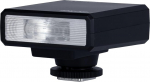 Rollei Mini Flash 12s Clip-on Flash, Multi-Compatible Hot Shoe for All Camera Models, 10 Wattsec Power, Guide Number 12, Automatic & Manual Mode, Ultra Compact and Lightweight, 110 Flash Trigger