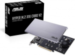 ASUS Hyper M.2 X16 PCIe 3.0 X4 laienduskaart V2 Toetab 4 NVMe M.2 (2242/2260/2280/22110) kuni 128 Gbps Intel VROC ja AMD Ryzen Threadripper NVMe Raid jaoks.