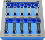 Laser 7286 P&ouml;&ouml;rdemomendi adapterite komplekt 3/8 tolli D 10 t&uuml;kki