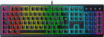 Razer Ornata V3 Flat Mecha Membrane klaviatuur koos Chroma RGB-ga (lamedad klahvid, Mecha Membrane l&uuml;litid, magnetiline Soft Touch randmetugi) IT paigutus | Must