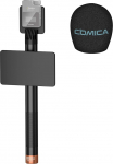 COMICA HR-WM Interview Handheld Adapter for Rode Wireless GO/BoomX-D/D Pro/BoomX-U Wireless Lavalier Microphone, Microphone Grip for Messages, TV Interviews and Video Recording etc (with Windbreak)