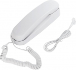 Valge OF-990 Slimline telefon, seinale paigaldatav, lihtne juhtmega telefon, ei vaja vahelduvvoolu, juhtmega kodutelefon
