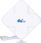 SMA antenn 35dBi GSM High Gain 4G LTE antenn Dual Mimo Wifi signaali v&otilde;imendi v&otilde;rgu vastuv&otilde;tu pikamaa antenn SMA &uuml;henduskabliga mobiilse hotspot'i jaoks (SMA antennid siseruumides)