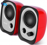 Edifier R12U RD USB-k&otilde;larikomplekt Bassrefleksport K&otilde;rvaklappide pesa Sisseehitatud helitugevuse reguleerimine Punane