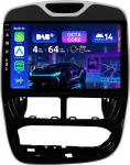 MSD [Eingebaut DAB+ ] - Autoradio f&uuml;r Renault CLIO (2013-2016) | Android 14 GPS Navi Radio | CarPlay Android Auto Lenkradsteuerung Dual-Band WiFi DSP | 4G+64G Octa-Core 2 Din 10.1 Zoll | Kamera MIC
