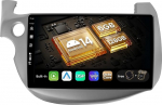 Android 14-6G + 128G IPS autoraadio sobib Honda Fit (2008-2013) - Sisseehitatud Carplay/Android Car/DSP - LED kaamera + MIC - DAB roolijuhtimispult WiFi Fast Boot 360 kaamera - 2 DIN 10.1