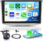 Rimoody 4G + 64G Android 15 autoraadio VW Magotan/CC Passat B7/B6 2010-2015 traadita Carplay Android auto, 10,1-tolline puutetundlik raadio GPS WiFi Bluetooth FM/RDS/32 EQ/USB/SWC tagantj&auml;rele vaatekaamera