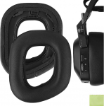GEEKRIA Comfort Protein nahast asendusk&otilde;rvapadjad Corsair HS80 RGB juhtmeta peakomplektidele - mustad