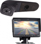 HD 720P tagumise vaate kaamera 7-tollise LCD-monitoriga komplektid, 3. piduritulede asenduskaamera CRA/fter Transporter 2017-2018 jaoks