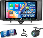 2G+64G autoraadio Mercedes Benz Smart Fortwo 2011-2015, 9-tolline Androidi puuteekraan, ekvalaiser, CarPlay, Android auto, kaugjuhtimispult, Bluetooth 5.0 ja WiFi