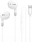 USB-C-Kopfh&ouml;rer, Ohrh&ouml;rer, kabelgebunden, ger&auml;uschisolierende Kopfh&ouml;rer mit integriertem Mikrofon, Lautst&auml;rkeregler, kompatibel mit Phone 15/16 Pro Max