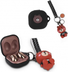 Nuku v&otilde;tmehoidja ja &uuml;mbris Samsung Galaxy Buds2 Pro (2022), Galaxy Buds 2 (2021), Galaxy Buds Pro (2021), Galaxy Buds Live (2020), XMBYGY Silikoonist &uuml;mbris tarvikud Galaxy Buds Es arbud jaoks